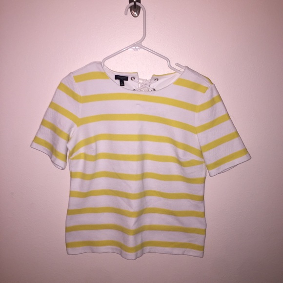 Talbots Tops - Talbots Striped Tie Top